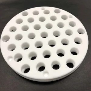 PTFE Drilled Round Plate (4)